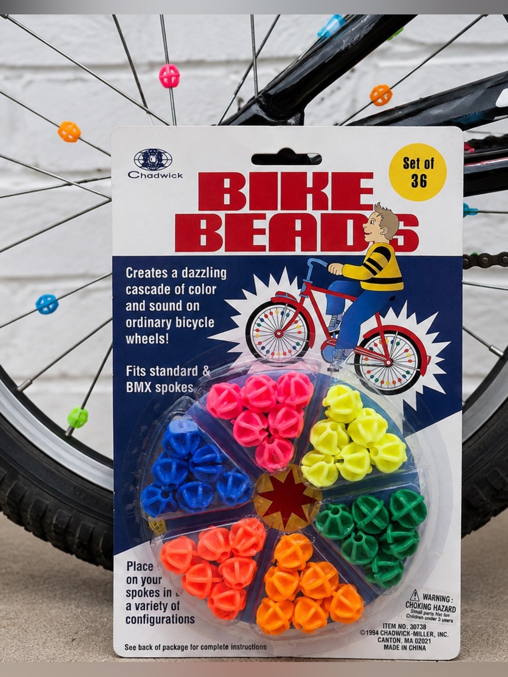 Vintage 1994 Chadwicks Bike Beads BMX Spoke